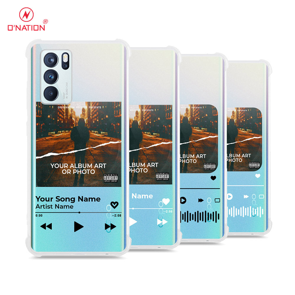 Oppo Reno 6 Pro 5G Cover - O'Nation Album Art Series - 4 Designs - Clear Phone Case - Soft Silicon Borders