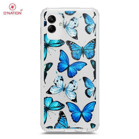 Samsung Galaxy A04 Cover - O'Nation Butterfly Dreams Series - 9 Designs - Clear Phone Case - Soft Silicon Borders