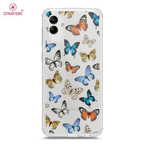 Samsung Galaxy A04 Cover - O'Nation Butterfly Dreams Series - 9 Designs - Clear Phone Case - Soft Silicon Borders