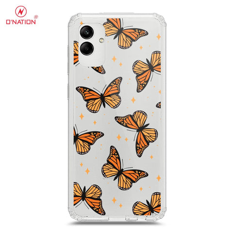 Samsung Galaxy A04 Cover - O'Nation Butterfly Dreams Series - 9 Designs - Clear Phone Case - Soft Silicon Borders