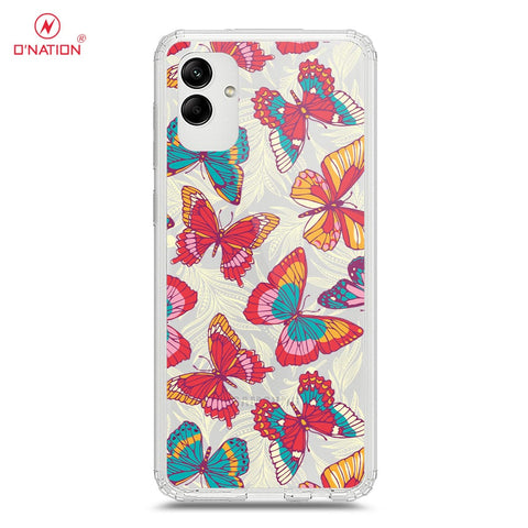 Samsung Galaxy A04 Cover - O'Nation Butterfly Dreams Series - 9 Designs - Clear Phone Case - Soft Silicon Borders