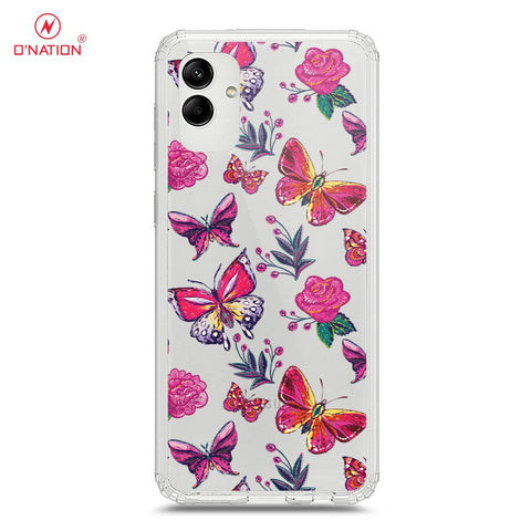 Samsung Galaxy A04 Cover - O'Nation Butterfly Dreams Series - 9 Designs - Clear Phone Case - Soft Silicon Borders