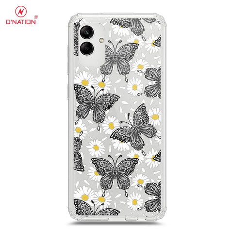 Samsung Galaxy A04 Cover - O'Nation Butterfly Dreams Series - 9 Designs - Clear Phone Case - Soft Silicon Borders