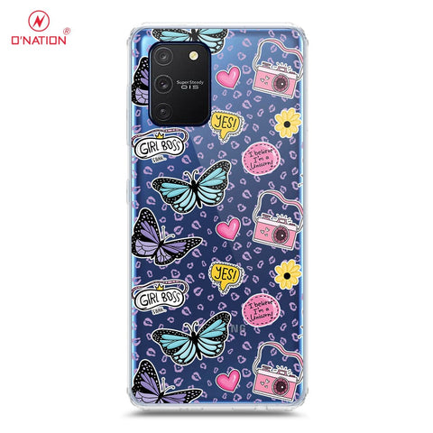 Samsung Galaxy A91 Cover - O'Nation Butterfly Dreams Series - 9 Designs - Clear Phone Case - Soft Silicon Borders