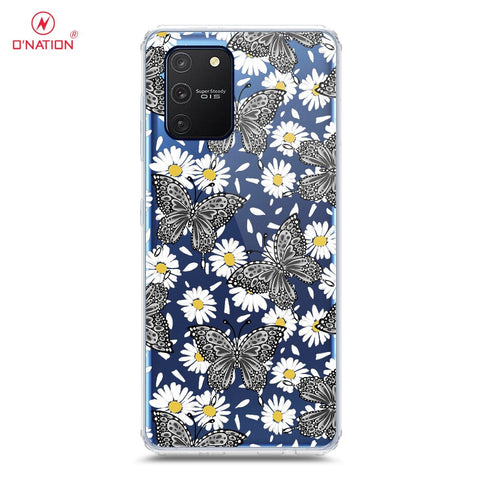 Samsung Galaxy A91 Cover - O'Nation Butterfly Dreams Series - 9 Designs - Clear Phone Case - Soft Silicon Borders