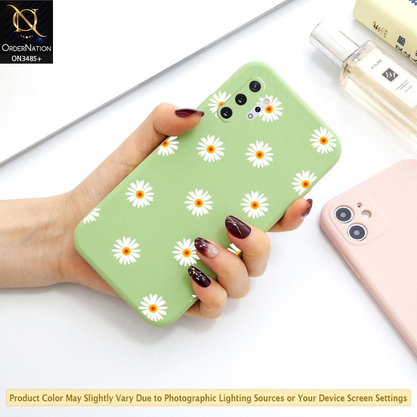 Samsung Galaxy Note 10 Plus Cover - ONation Daisy Series - HQ Liquid Silicone Elegant Colors Camera Protection Soft Case (Fast Delivery)