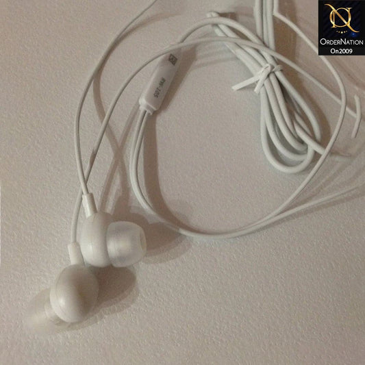 White - Rw-105 Wire Handfree With Mic