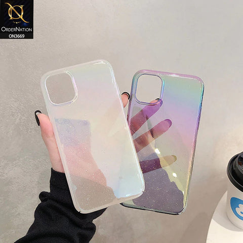 iPhone XS Max Cover  - Black - Rainbow Dew Drops Ultra Thin Semi Transparent Back Hard Shell Case