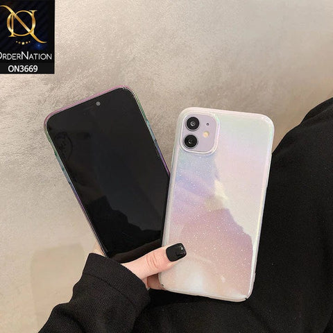 iPhone XS Max Cover  - Black - Rainbow Dew Drops Ultra Thin Semi Transparent Back Hard Shell Case