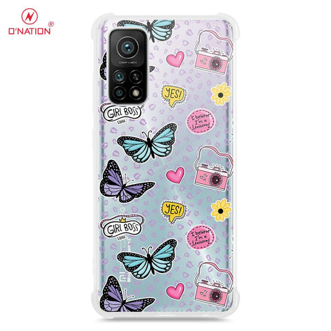 Xiaomi MI 10T Pro Cover - O'Nation Butterfly Dreams Series - 9 Designs - Clear Phone Case - Soft Silicon Borders