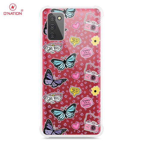 Samsung Galaxy A03s Cover - O'Nation Butterfly Dreams Series - 9 Designs - Clear Phone Case - Soft Silicon Borders