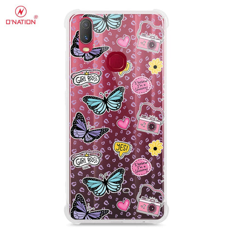 Vivo Y11 2019 Cover - O'Nation Butterfly Dreams Series - 9 Designs - Clear Phone Case - Soft Silicon Borders