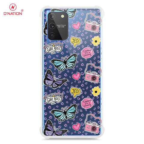 Samsung Galaxy S10 Lite Cover - O'Nation Butterfly Dreams Series - 9 Designs - Clear Phone Case - Soft Silicon Borders