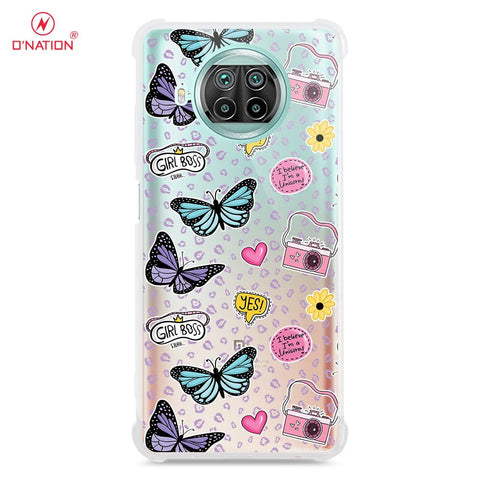 Xiaomi Mi 10T Lite Cover - O'Nation Butterfly Dreams Series - 9 Designs - Clear Phone Case - Soft Silicon Borders