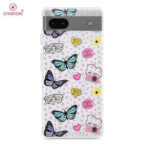 Google Pixel 6a Cover - O'Nation Butterfly Dreams Series - 9 Designs - Clear Phone Case - Soft Silicon Borders