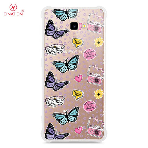 Samsung Galaxy J4 Plus Cover - O'Nation Butterfly Dreams Series - 9 Designs - Clear Phone Case - Soft Silicon Borders