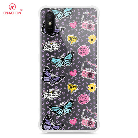 Xiaomi Redmi 9i Cover - O'Nation Butterfly Dreams Series - 9 Designs - Clear Phone Case - Soft Silicon Borders