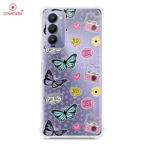 Tecno Camon 18T Cover - O'Nation Butterfly Dreams Series - 9 Designs - Clear Phone Case - Soft Silicon Borders