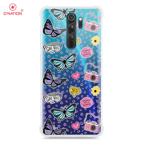 Xiaomi Redmi Note 8 Pro Cover - O'Nation Butterfly Dreams Series - 9 Designs - Clear Phone Case - Soft Silicon Borders