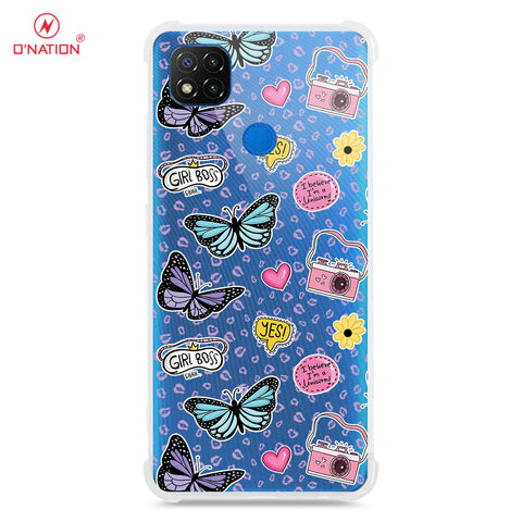 Xiaomi Redmi 9C Cover - O'Nation Butterfly Dreams Series - 9 Designs - Clear Phone Case - Soft Silicon Borders