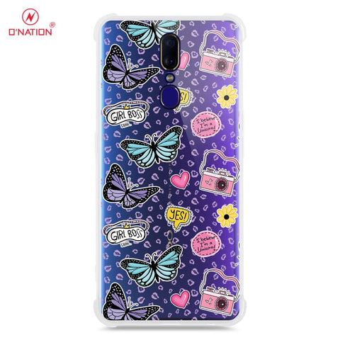 Oppo F11 Cover - O'Nation Butterfly Dreams Series - 9 Designs - Clear Phone Case - Soft Silicon Borders