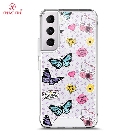 Samsung Galaxy S22 Plus 5G Cover - O'Nation Butterfly Dreams Series - 9 Designs - Clear Phone Case - Soft Silicon Bordersx