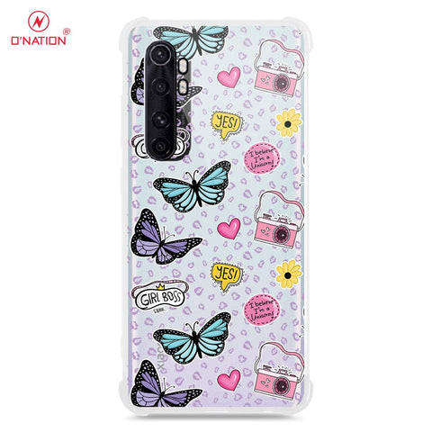 Xiaomi Mi Note 10 Lite Cover - O'Nation Butterfly Dreams Series - 9 Designs - Clear Phone Case - Soft Silicon Borders