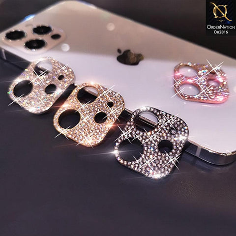 iPhone 13 Pro Protector - New Diamond Rhinestones Inlaid Camera Lens Protective Film