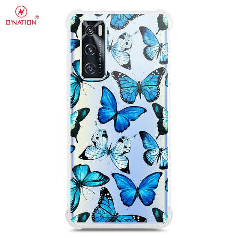 Vivo V20 SE Cover - O'Nation Butterfly Dreams Series - 9 Designs - Clear Phone Case - Soft Silicon Borders