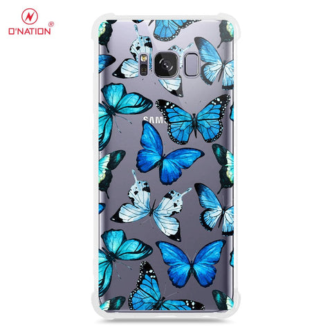 Samsung Galaxy S8 Plus Cover - O'Nation Butterfly Dreams Series - 9 Designs - Clear Phone Case - Soft Silicon Borders