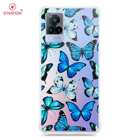 Vivo V21 Cover - O'Nation Butterfly Dreams Series - 9 Designs - Clear Phone Case - Soft Silicon Borders