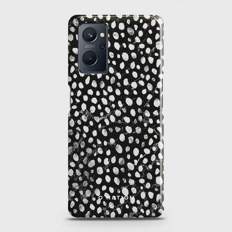 Realme 9i Cover - Bold Dots Series - Matte Finish - Snap On Hard Case with LifeTime Colors Guarantee