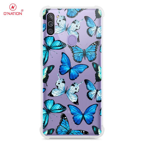 Samsung Galaxy A11 Cover - O'Nation Butterfly Dreams Series - 9 Designs - Clear Phone Case - Soft Silicon Borders