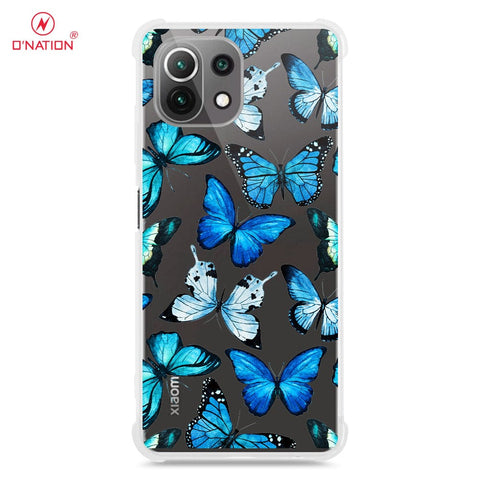 Xiaomi Mi 11 Cover - O'Nation Butterfly Dreams Series - 9 Designs - Clear Phone Case - Soft Silicon Borders