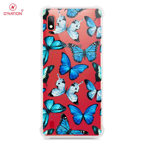 Samsung Galaxy A10 Cover - O'Nation Butterfly Dreams Series - 9 Designs - Clear Phone Case - Soft Silicon Borders