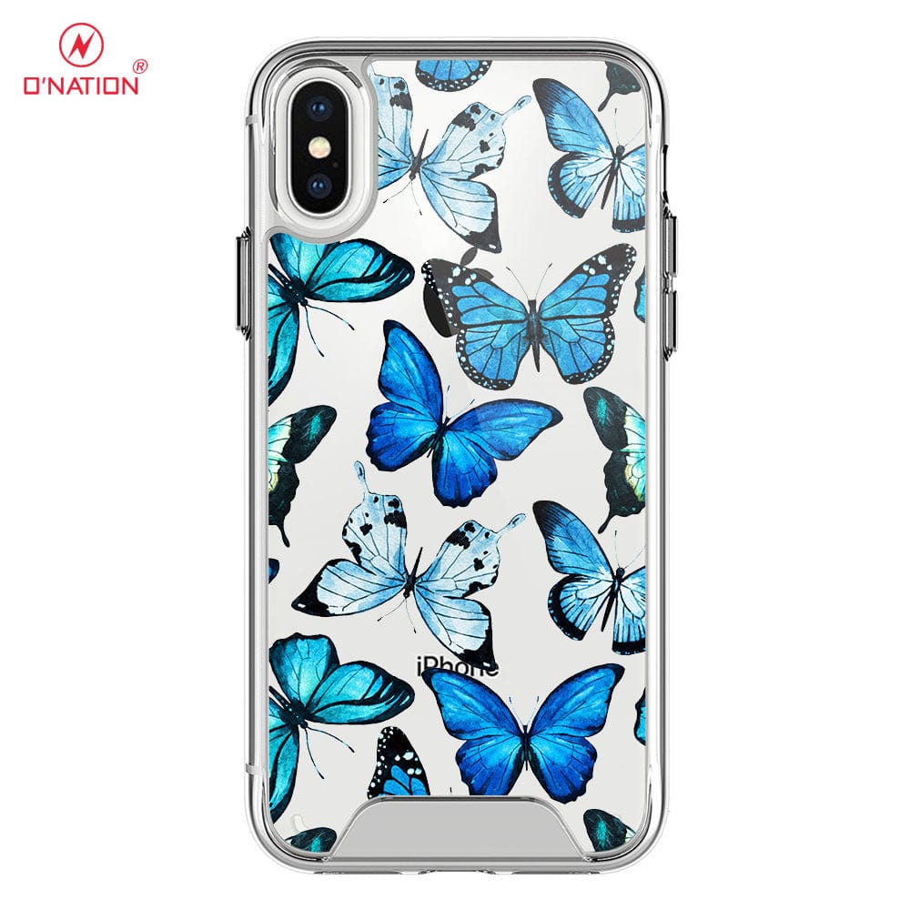 iPhone XS Max Cover - Blue - Square Bling Diamond Glitter Soft TPU Tru –  OrderNation