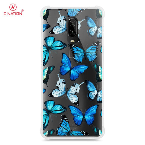 OnePlus 6T Cover - O'Nation Butterfly Dreams Series - 9 Designs - Clear Phone Case - Soft Silicon Borders