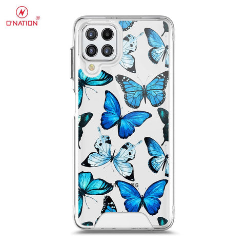 Samsung Galaxy M32 Cover - O'Nation Butterfly Dreams Series - 9 Designs - Clear Phone Case - Soft Silicon Borders