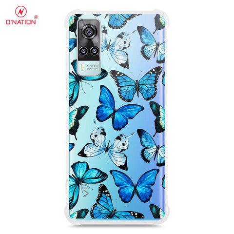 Vivo Y31 Cover - O'Nation Butterfly Dreams Series - 9 Designs - Clear Phone Case - Soft Silicon Borders