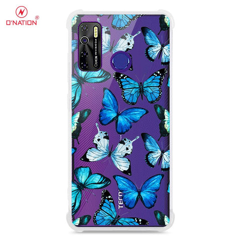 Tecno Camon 15 Cover - O'Nation Butterfly Dreams Series - 9 Designs - Clear Phone Case - Soft Silicon Borders