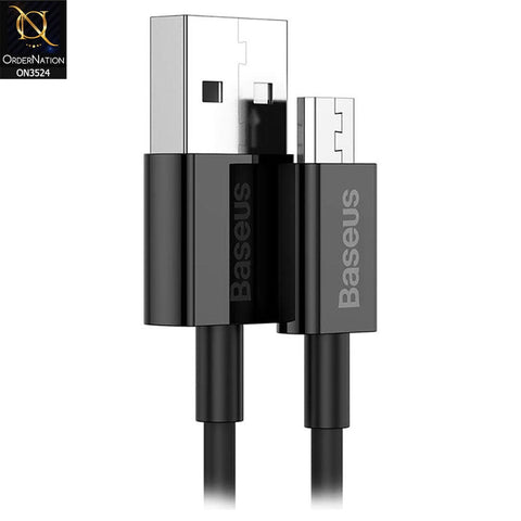 Baseus Superior Fast Charging Micro Cable 1m 2A 480Mbps - Black