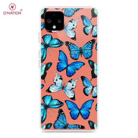 Google Pixel 4 Cover - O'Nation Butterfly Dreams Series - 9 Designs - Clear Phone Case - Soft Silicon Borders