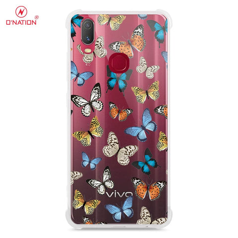 Vivo Y11 2019 Cover - O'Nation Butterfly Dreams Series - 9 Designs - Clear Phone Case - Soft Silicon Borders