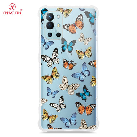 OnePlus 9R Cover - O'Nation Butterfly Dreams Series - 9 Designs - Clear Phone Case - Soft Silicon Borders