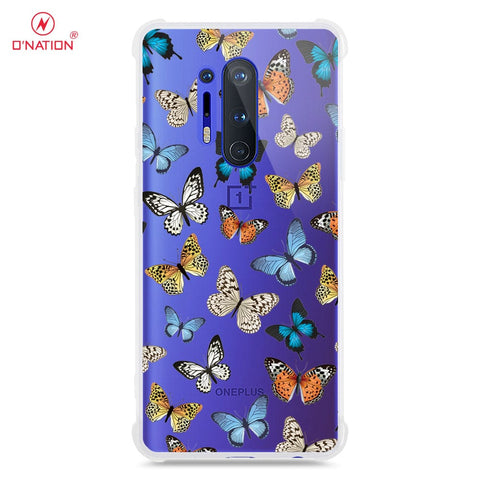 OnePlus 8 Pro Cover - O'Nation Butterfly Dreams Series - 9 Designs - Clear Phone Case - Soft Silicon Borders