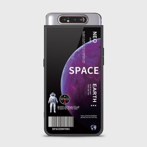 Samsung Galaxy A80 Cover - Limitless Series - HQ Ultra Shine Premium Infinity Glass Soft Silicon Borders Case