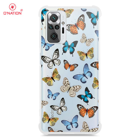 Xiaomi Redmi Note 10 Pro 4G Cover - O'Nation Butterfly Dreams Series - 9 Designs - Clear Phone Case - Soft Silicon Borders