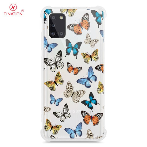 Samsung Galaxy A31 Cover - O'Nation Butterfly Dreams Series - 9 Designs - Clear Phone Case - Soft Silicon Bordersx