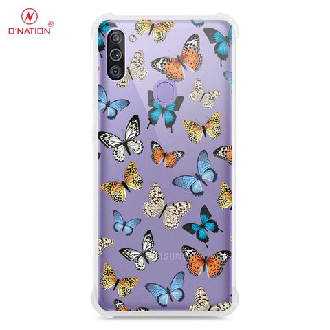 Samsung Galaxy A11 Cover - O'Nation Butterfly Dreams Series - 9 Designs - Clear Phone Case - Soft Silicon Borders