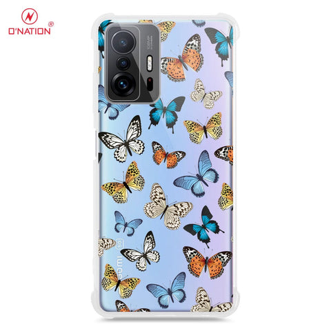 Xiaomi 11T Pro Cover - O'Nation Butterfly Dreams Series - 9 Designs - Clear Phone Case - Soft Silicon Borders